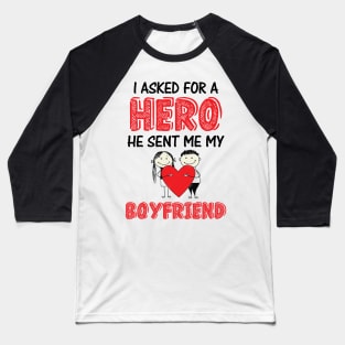 Girlfriends, boyfriend, hero Baseball T-Shirt